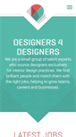 Mobile Screenshot of designers4designers.co.uk