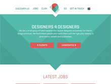 Tablet Screenshot of designers4designers.co.uk